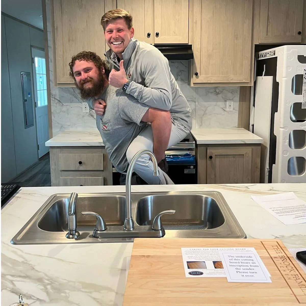 CHRISTIAN B. welcome home image