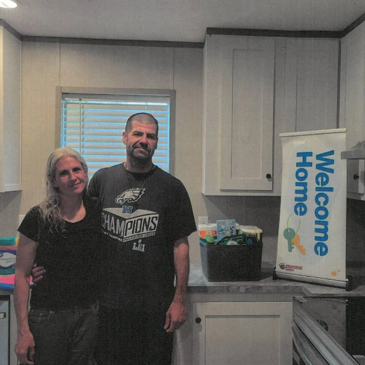 RONALD H. welcome home image