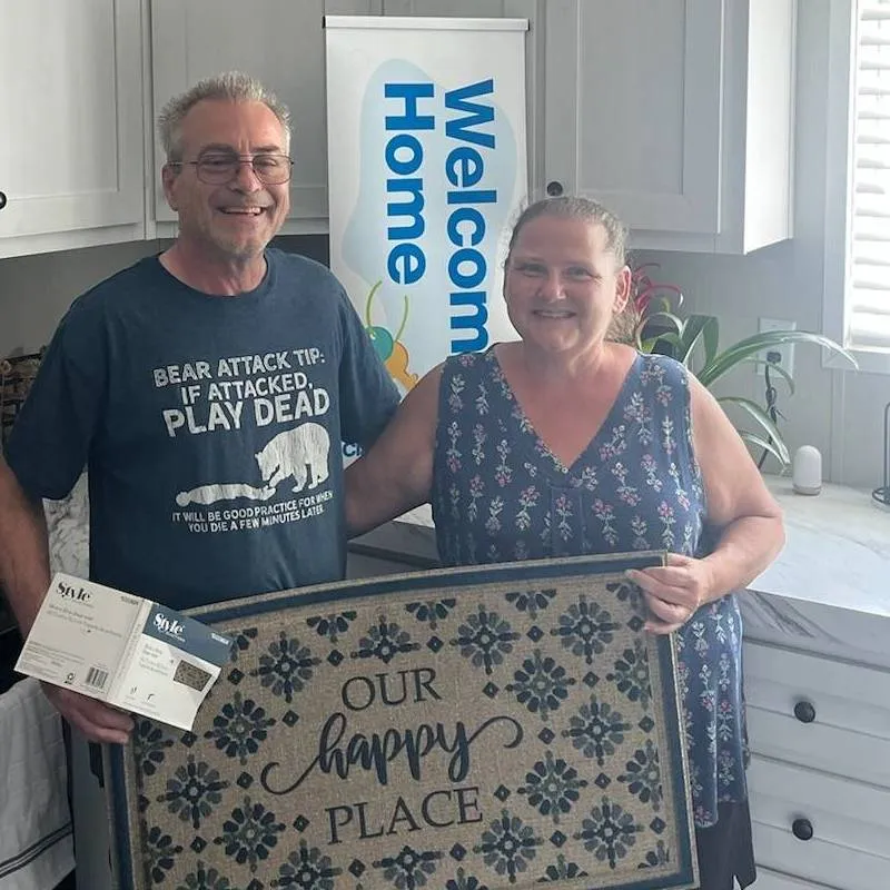 DARIN R. welcome home image