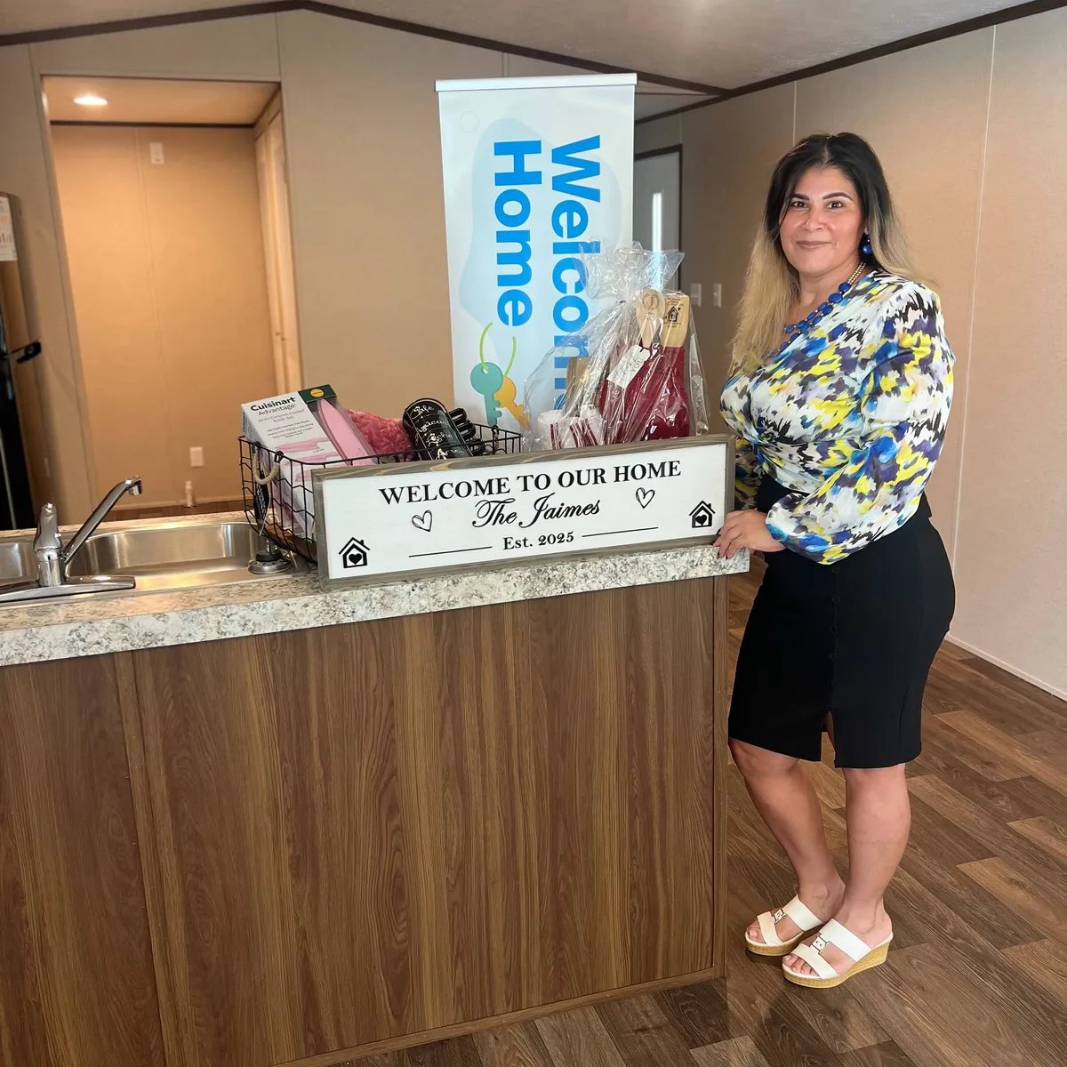 VENERANDA J. welcome home image