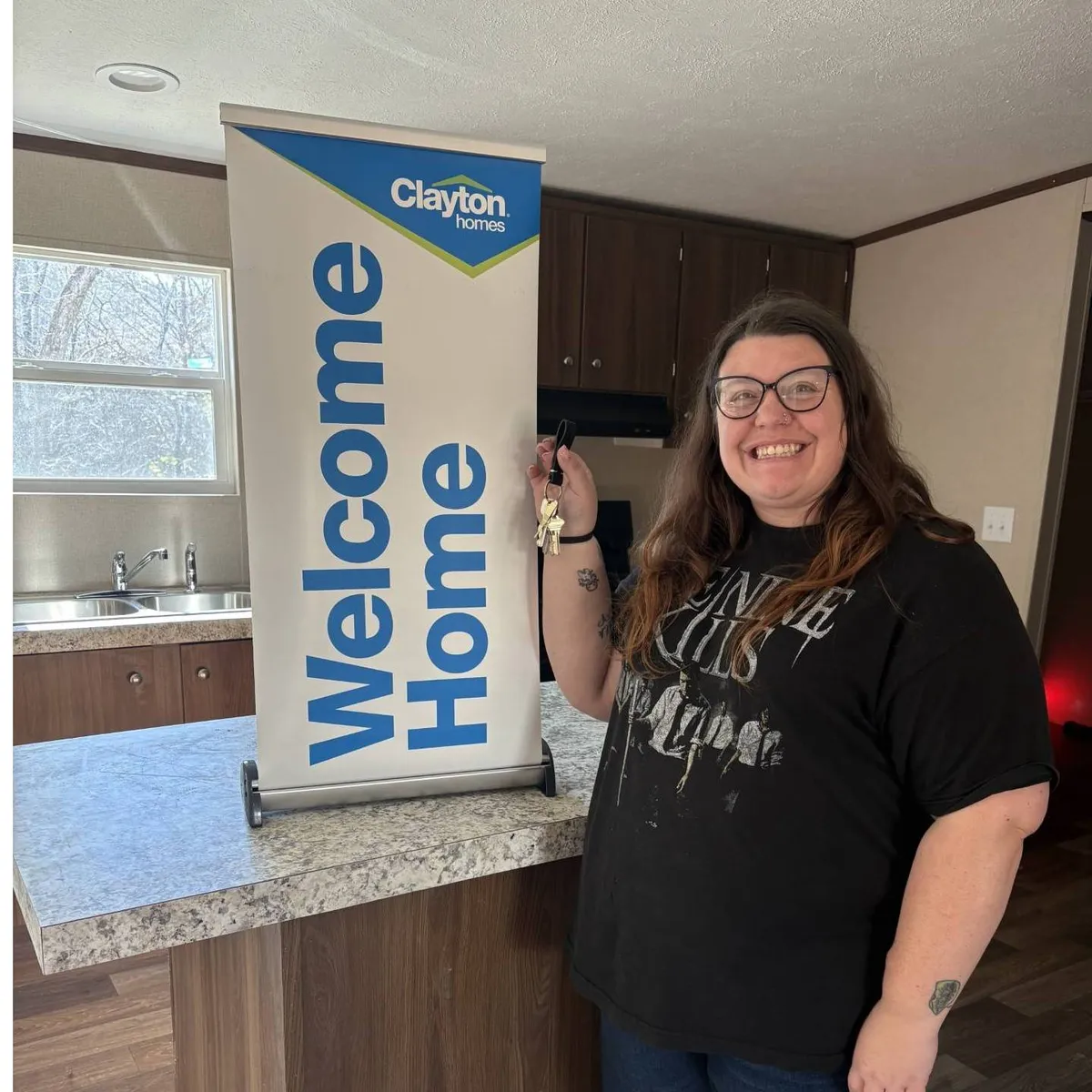 Kimberly A. welcome home image