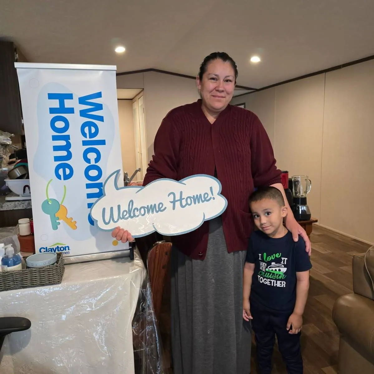 EDWIN M. welcome home image