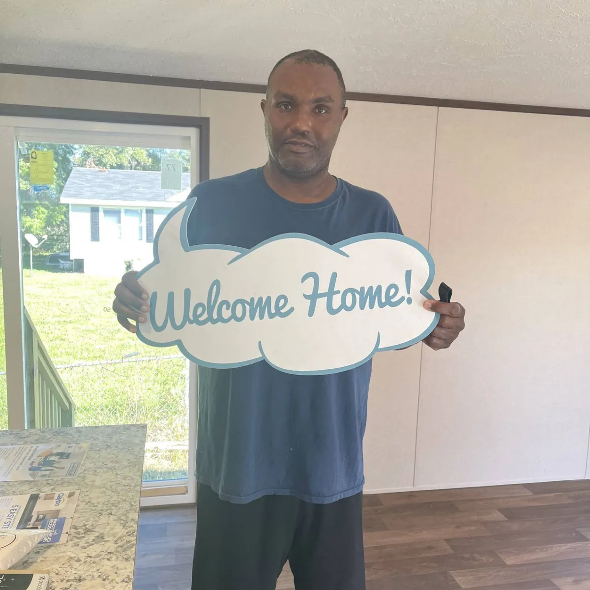 Henry M. welcome home image