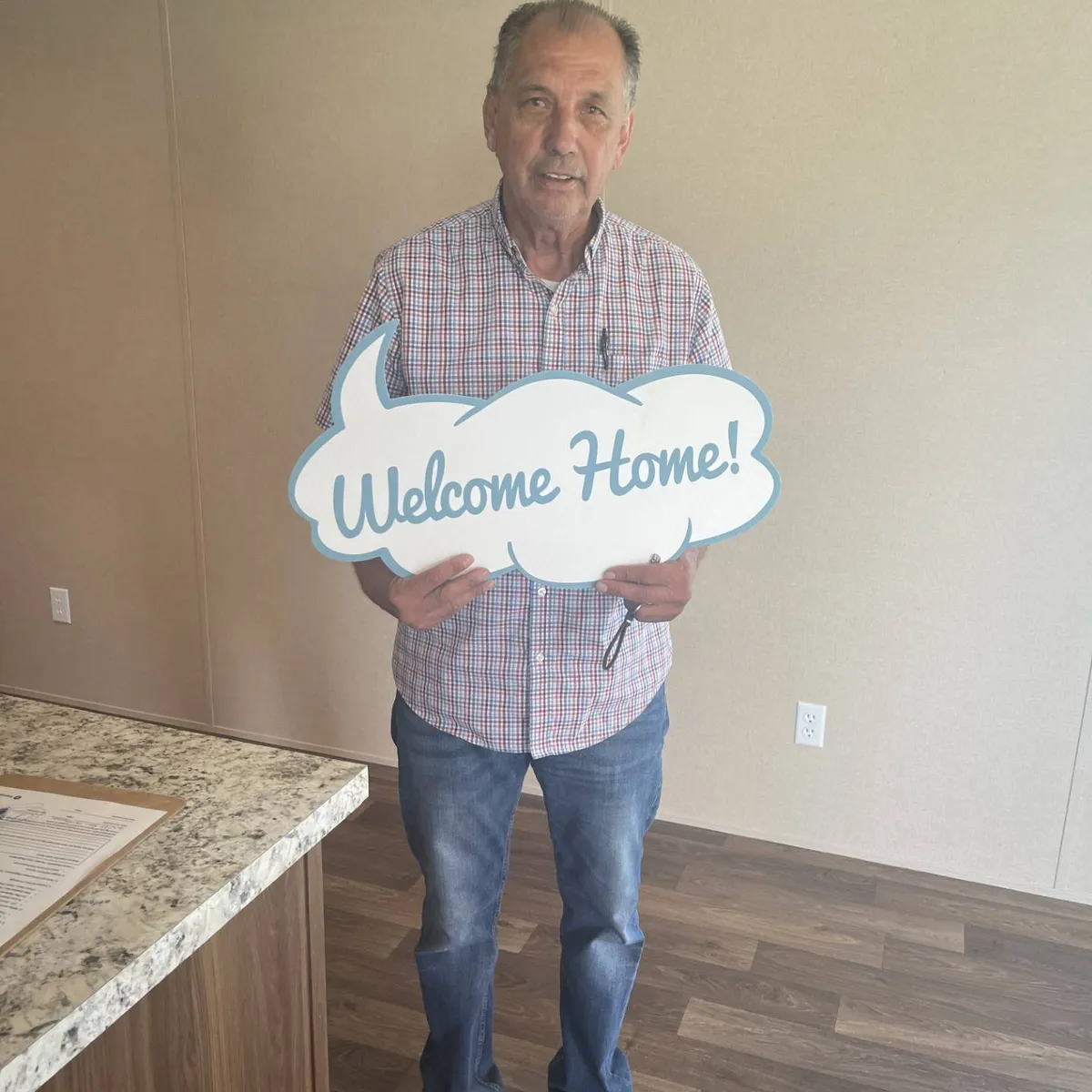 Wesley Joseph B. welcome home image