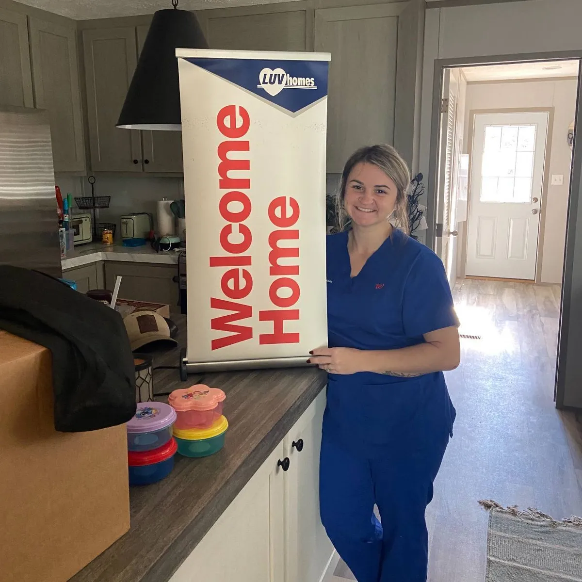 MICHAEL A. welcome home image