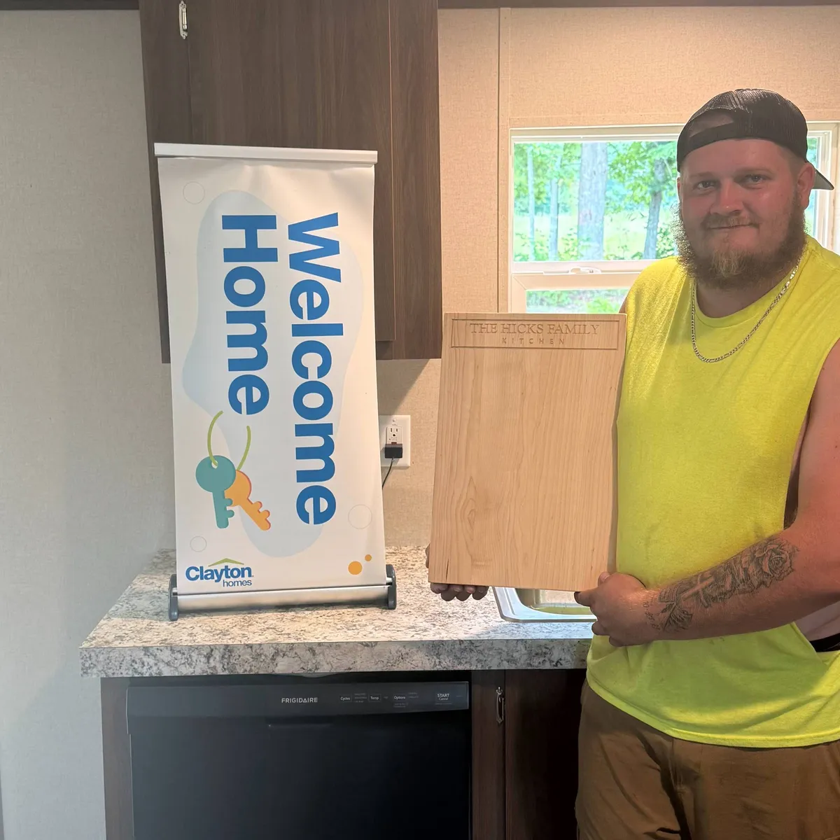 Christopher H. welcome home image