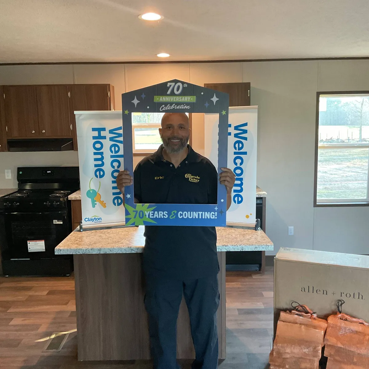 JAMES T. welcome home image