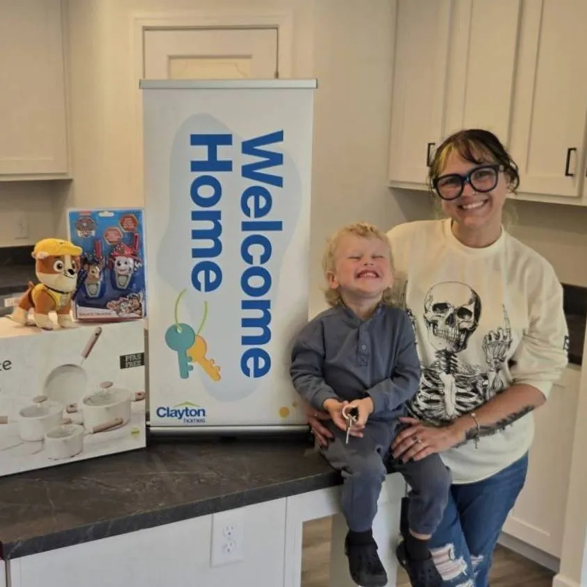 Austin H. welcome home image