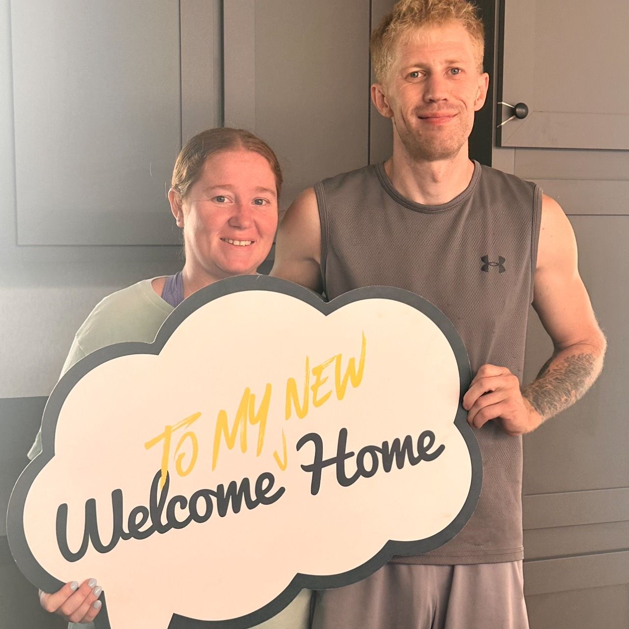 Justin K. welcome home image