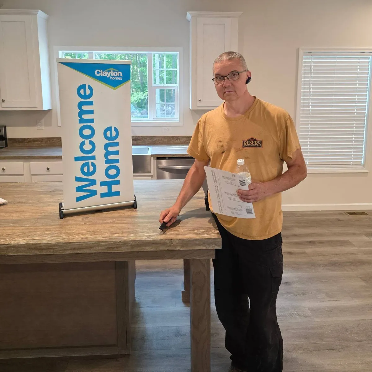 GEORGE E. welcome home image