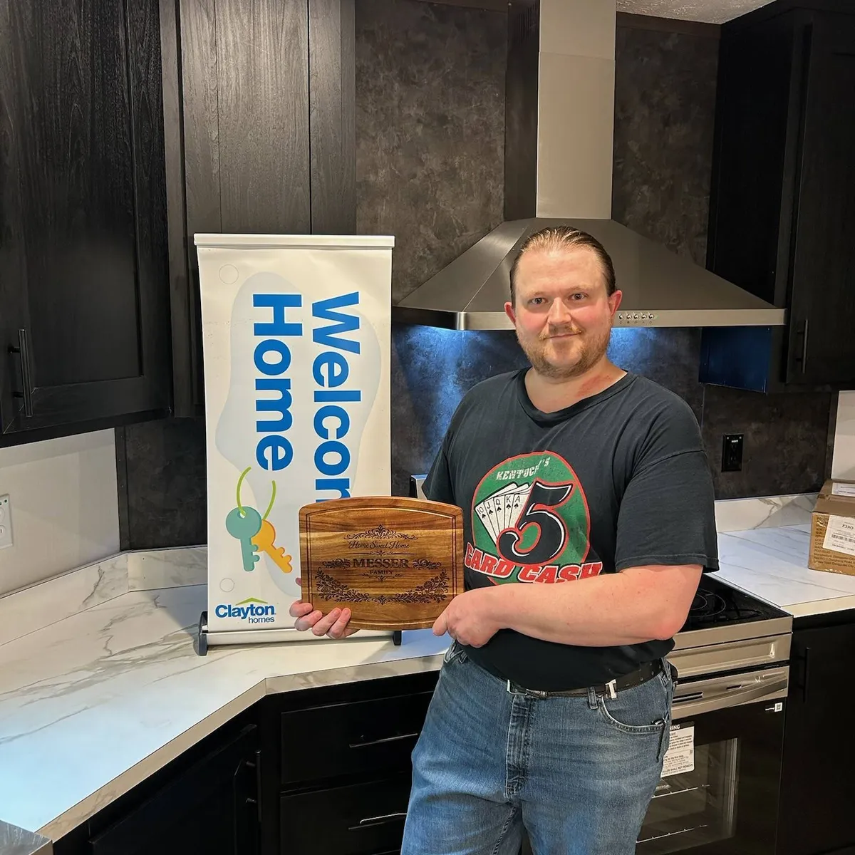 ERNEST M. welcome home image