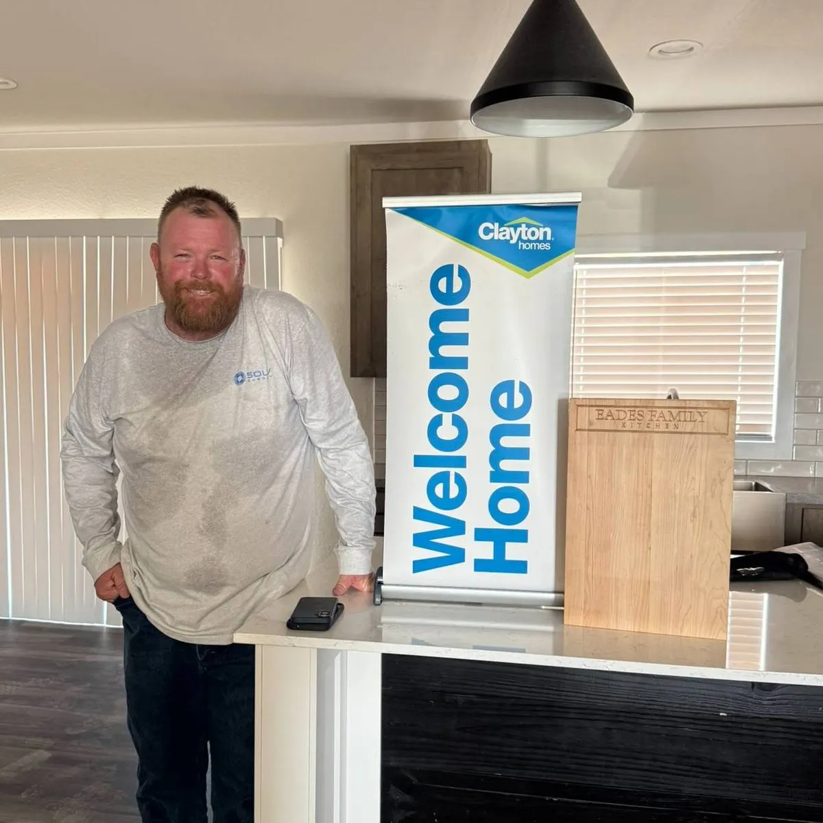 JUSTIN E. welcome home image