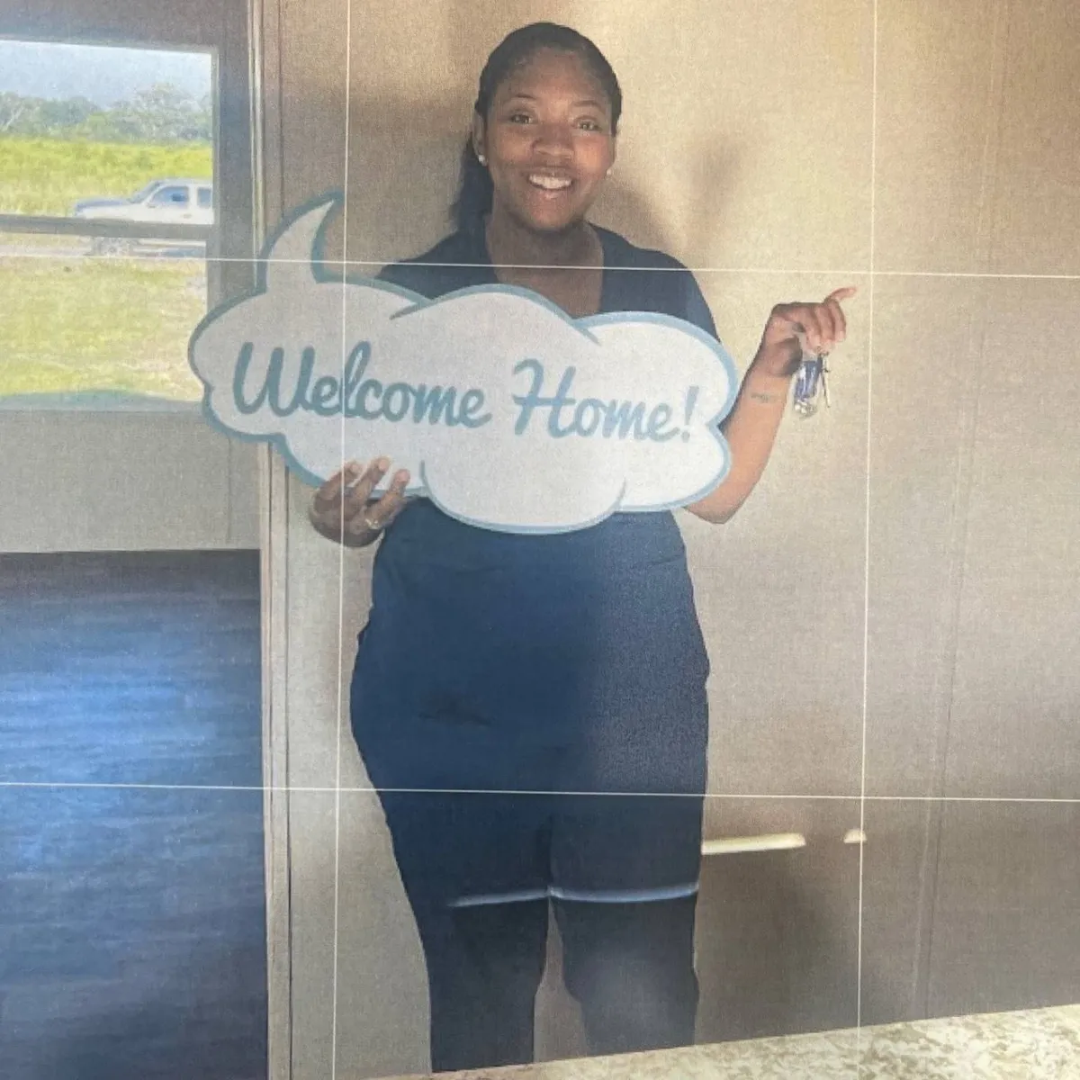 Melba B. welcome home image