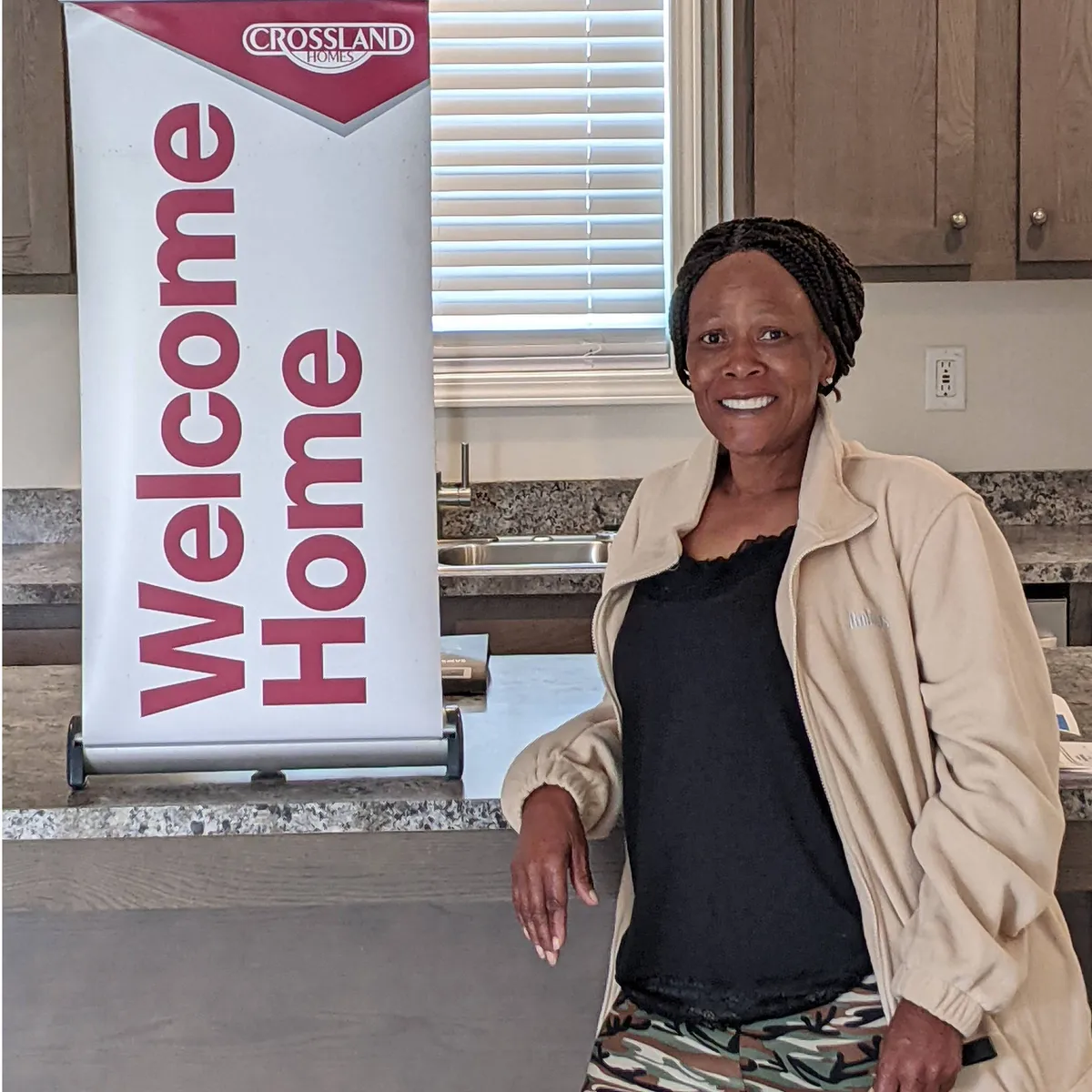 ANGELA E. welcome home image