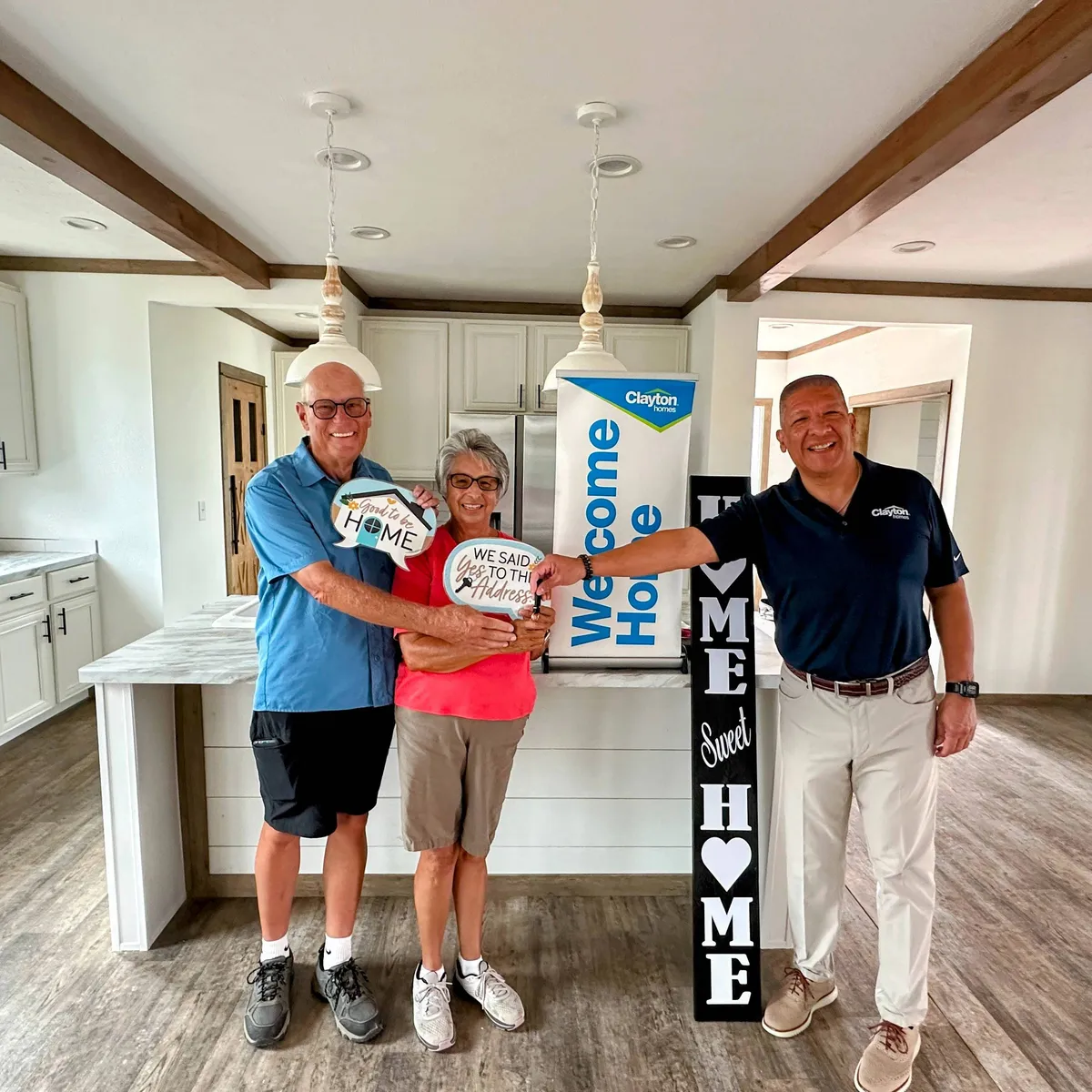 CLARK B. welcome home image