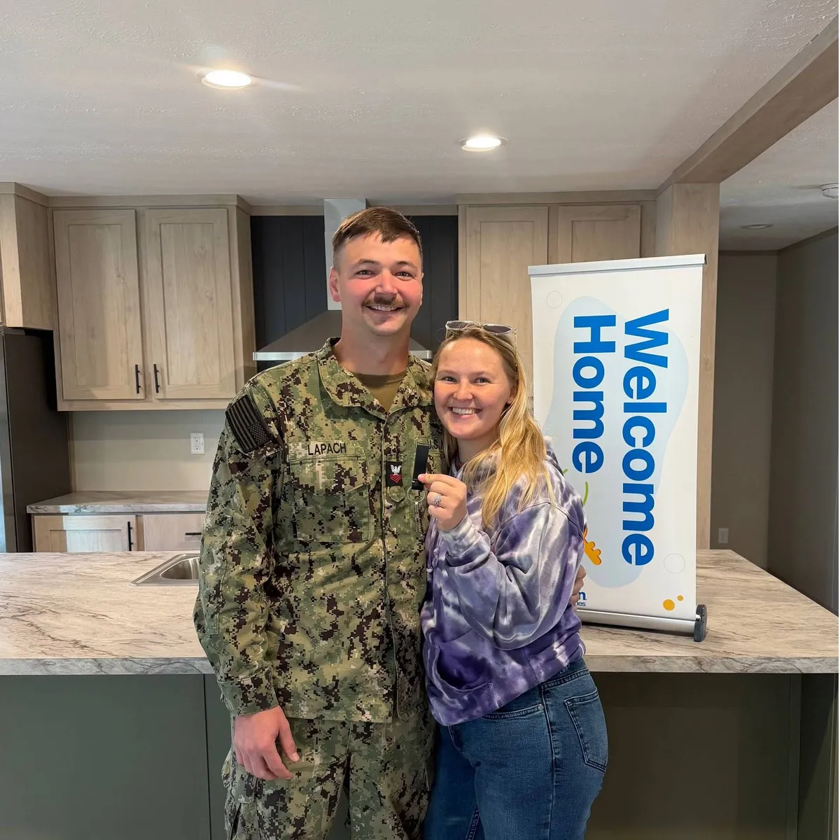 Chad L. welcome home image