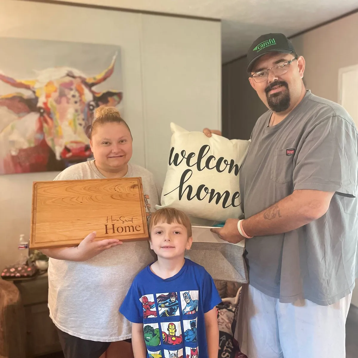 Adam A. welcome home image
