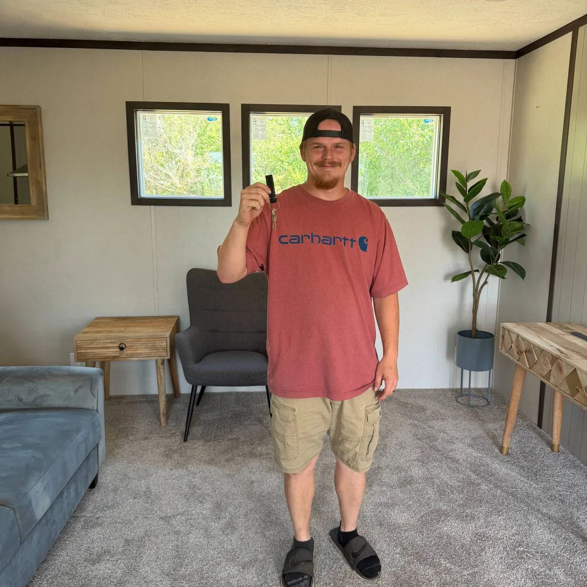 Braden W. welcome home image