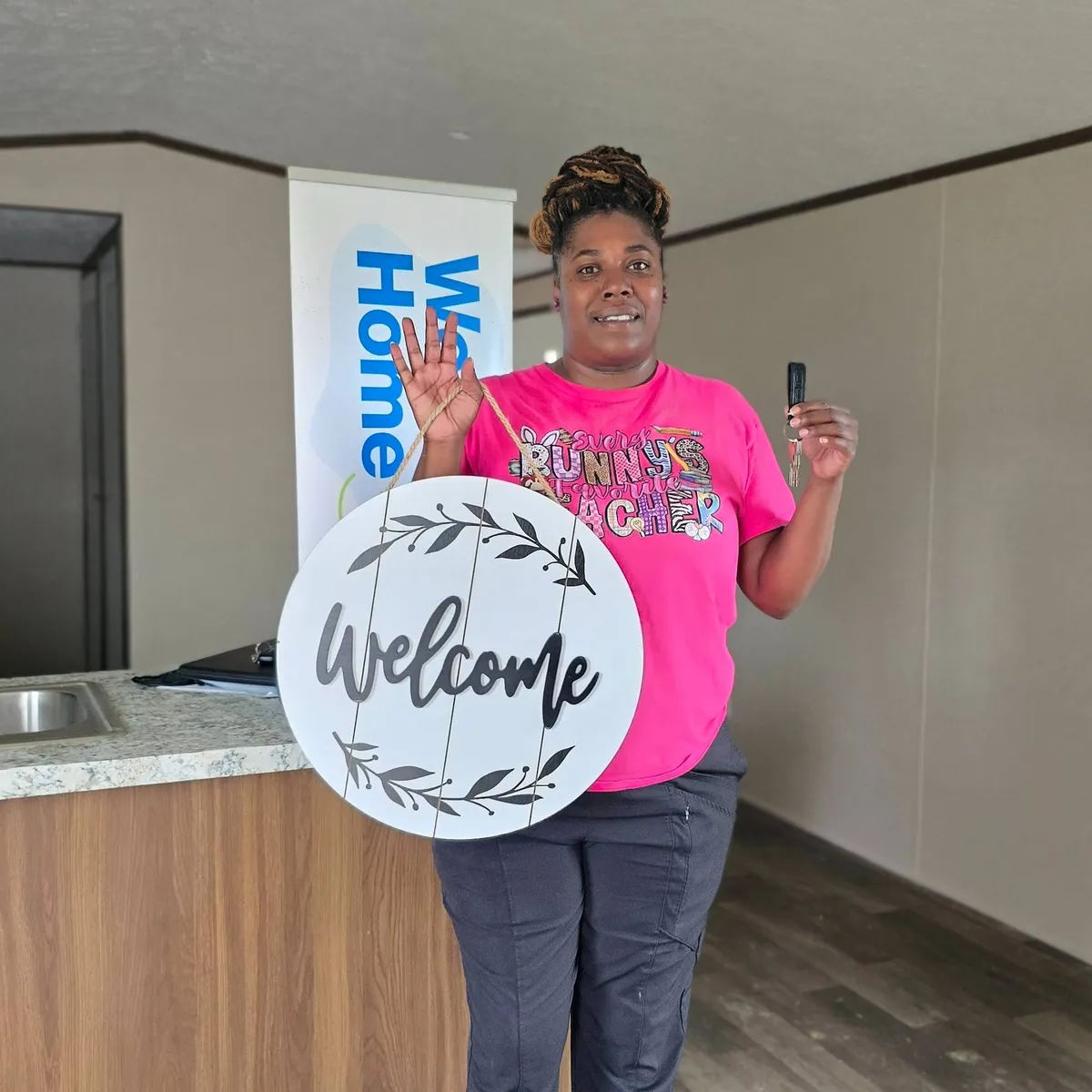 Jamaal H. welcome home image