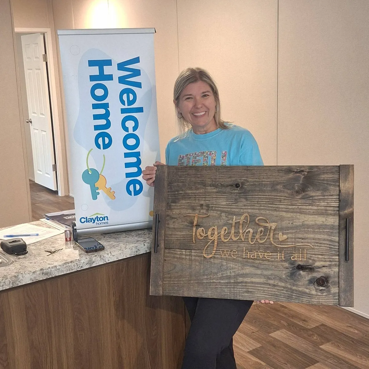 ELIZABETH B. welcome home image