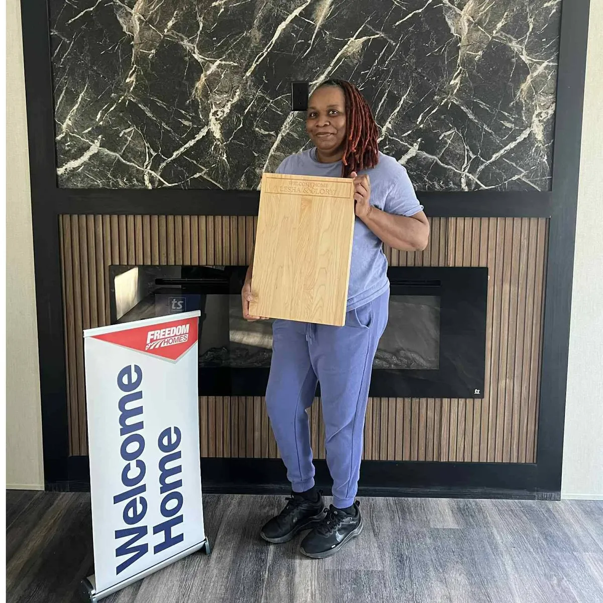 LESHA B. welcome home image