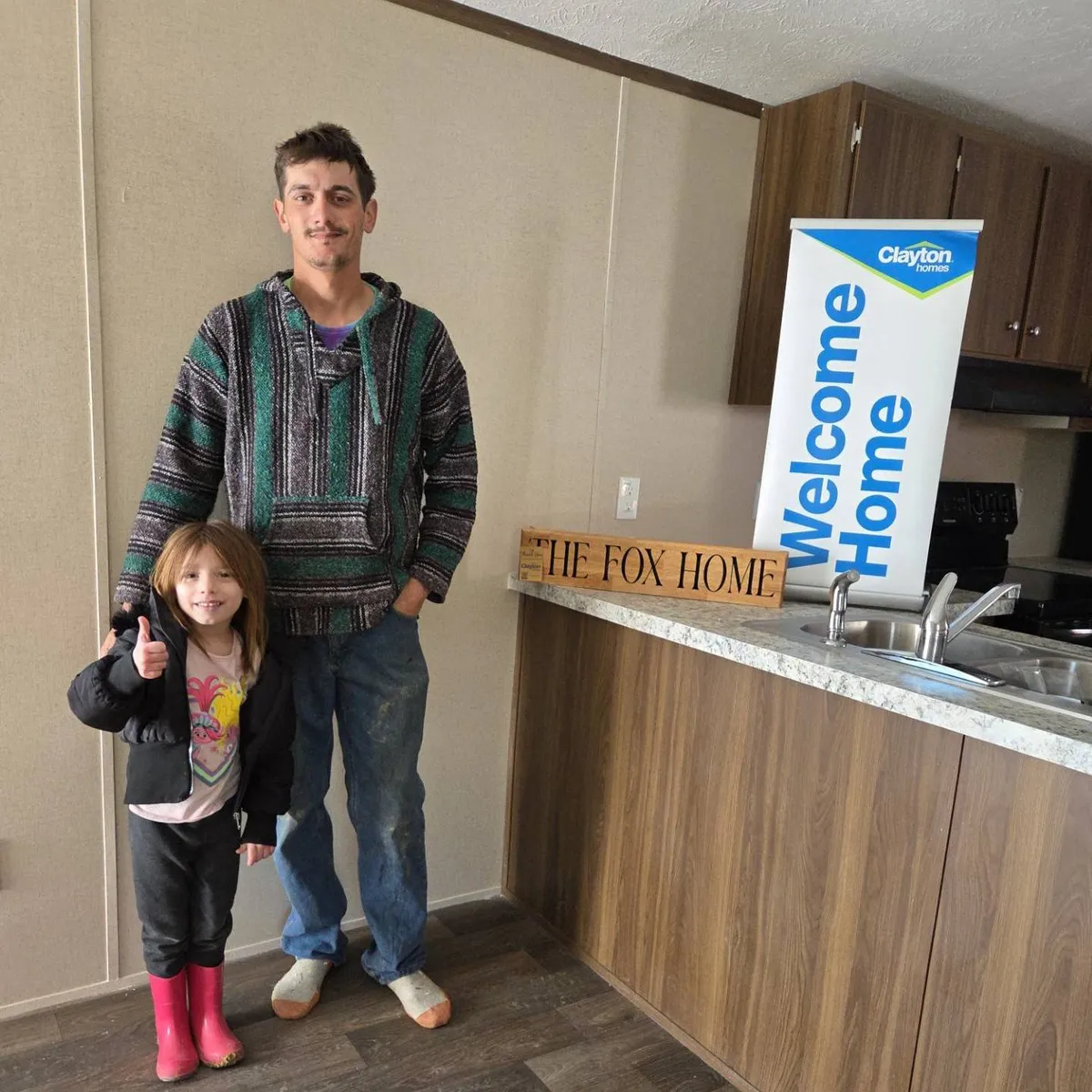 CALEB F. welcome home image