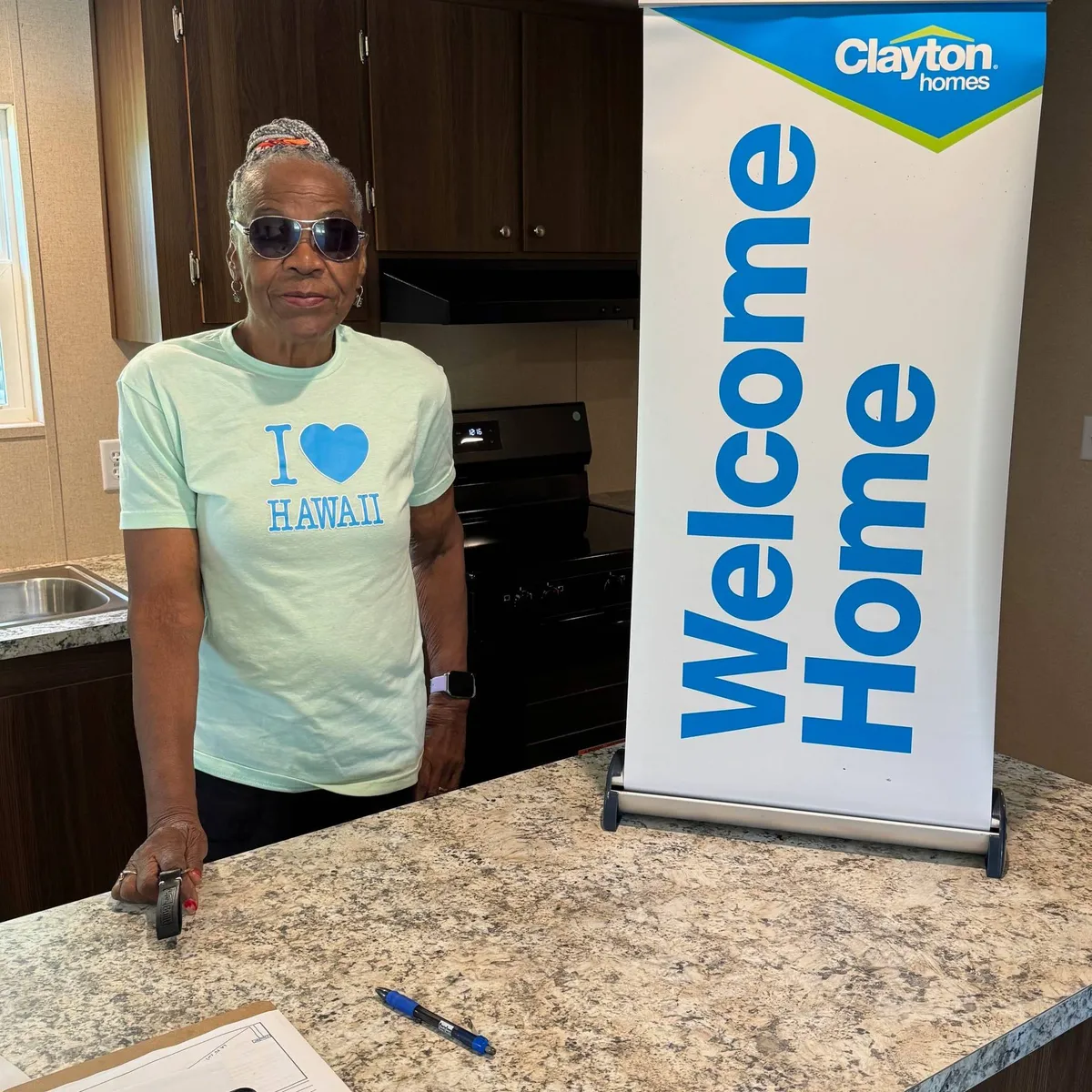 DOROTHY M. welcome home image