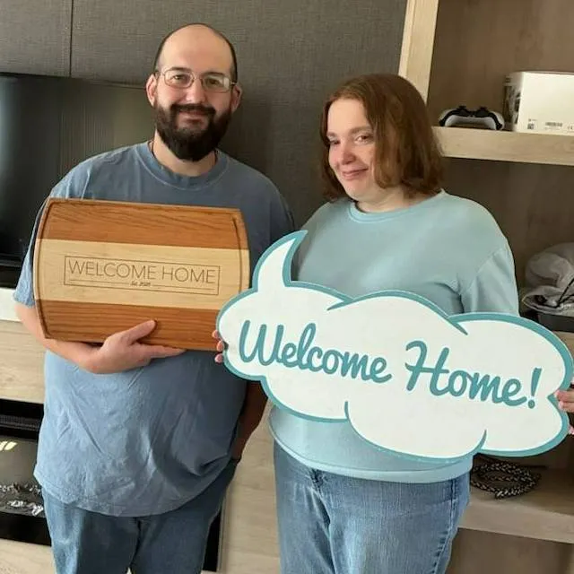 JUSTIN K. welcome home image