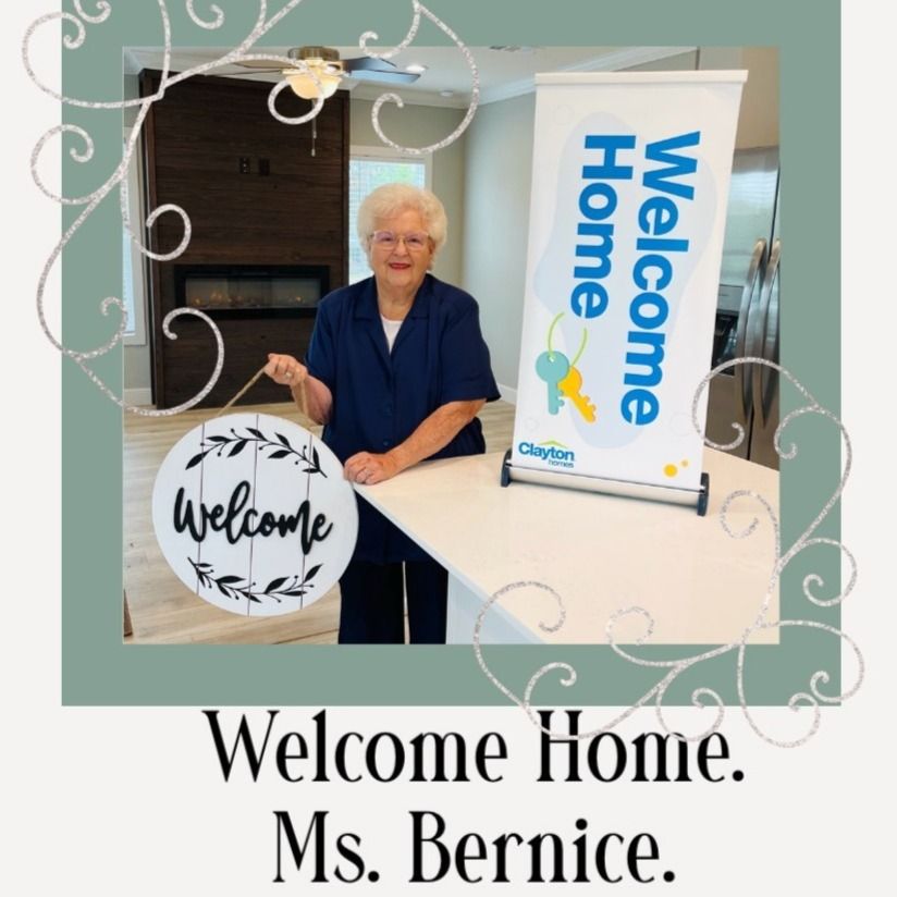 BERNICE U. welcome home image