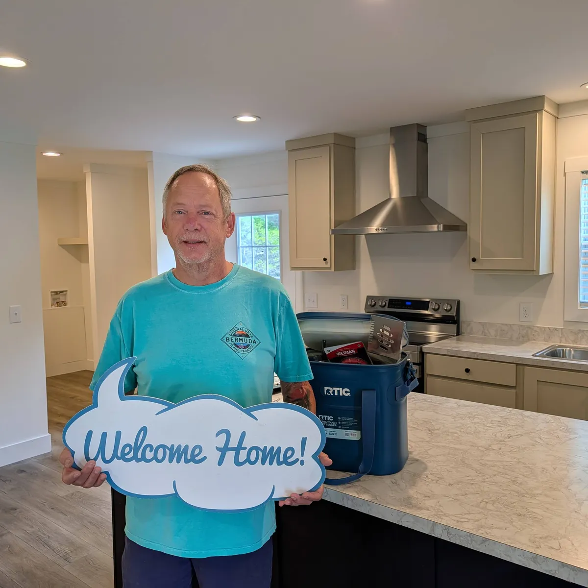Mark D. welcome home image