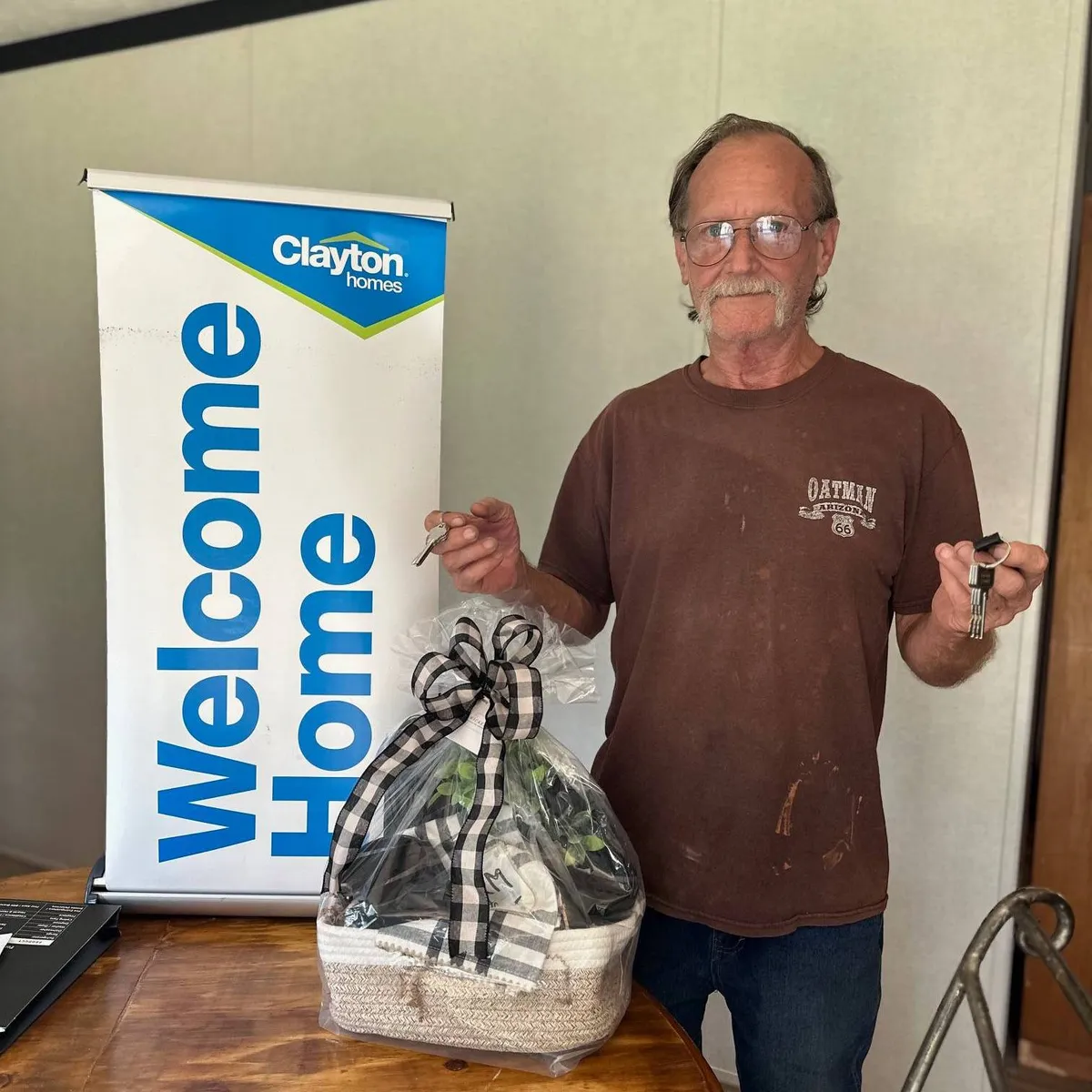 CHARLES A. welcome home image