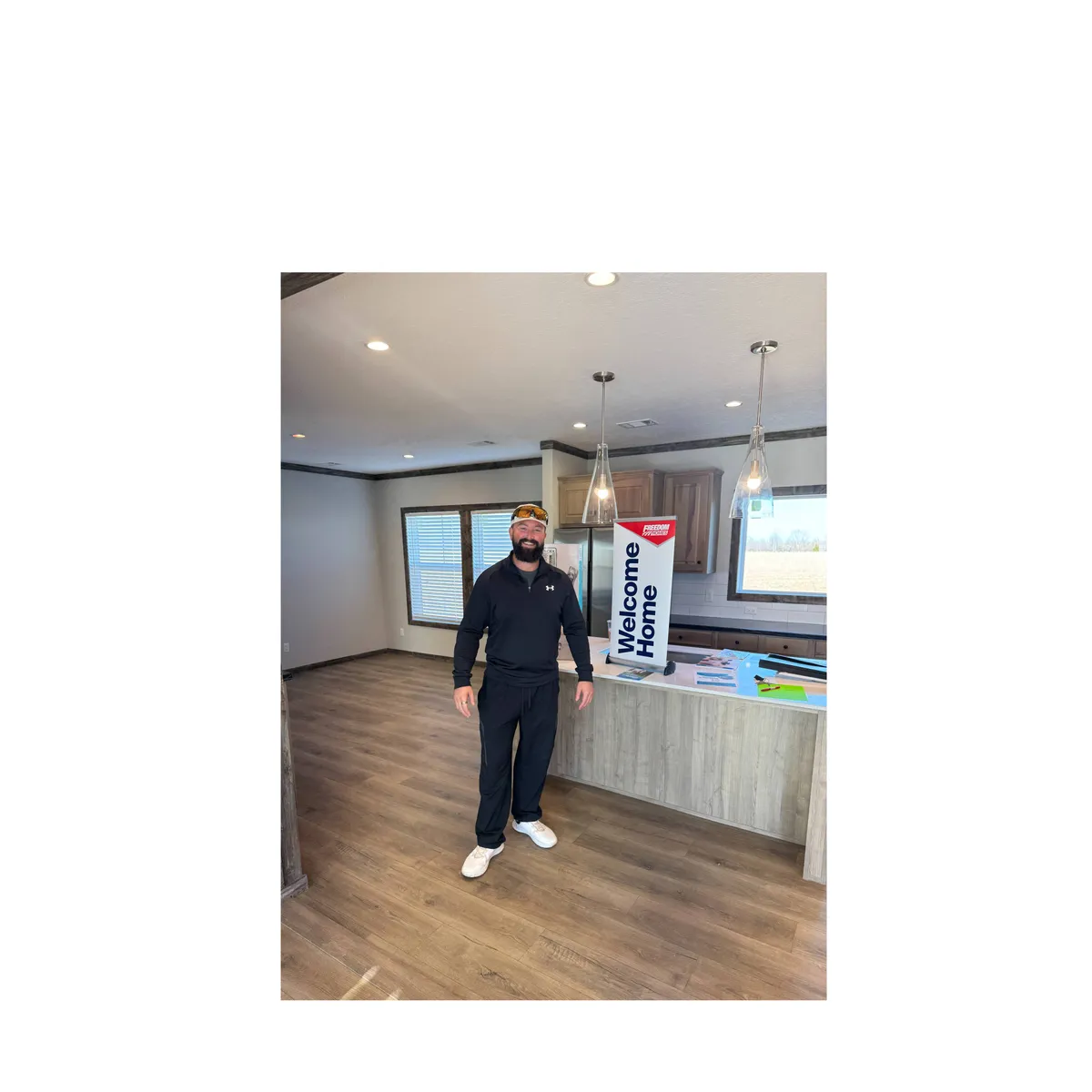 BRYAN E. welcome home image