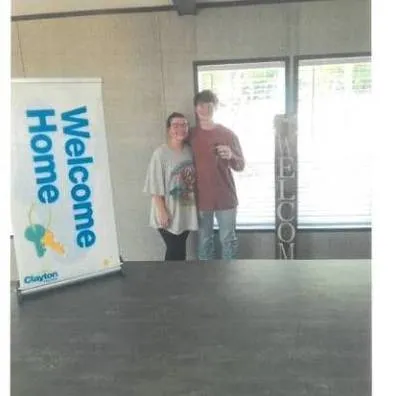 CALEB B. welcome home image