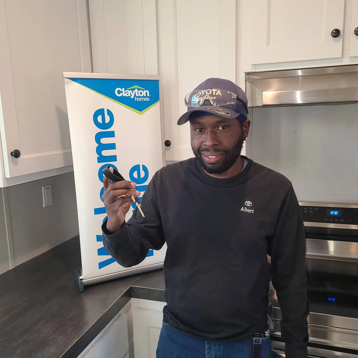 ALBERT F. welcome home image