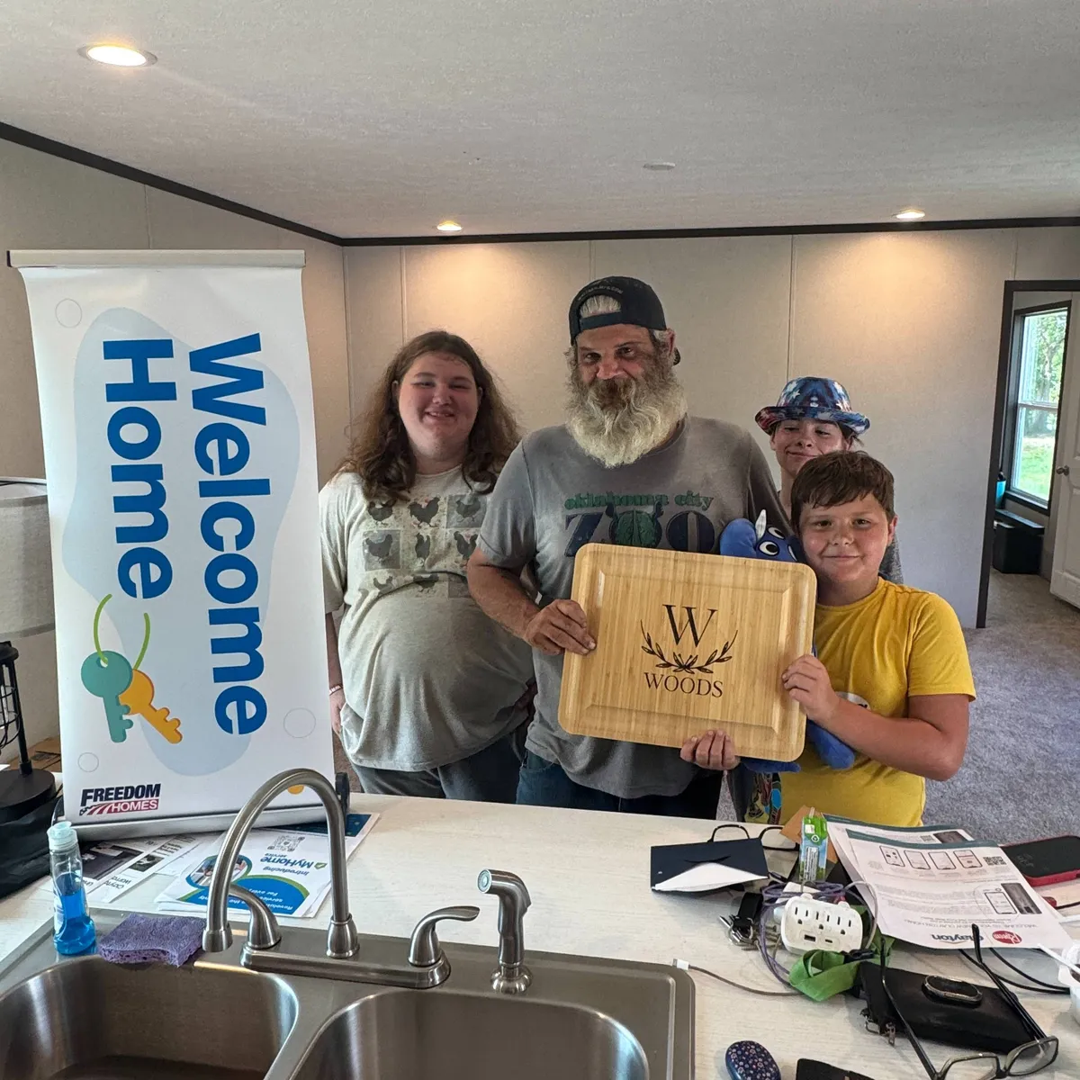 Branden W. welcome home image