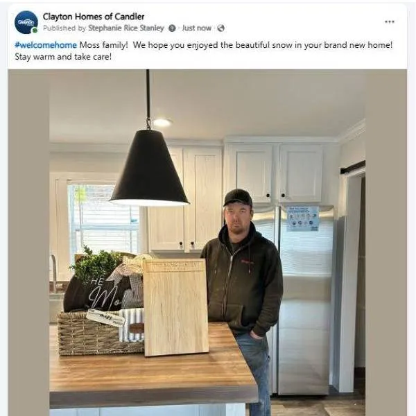 Sabrina M. welcome home image