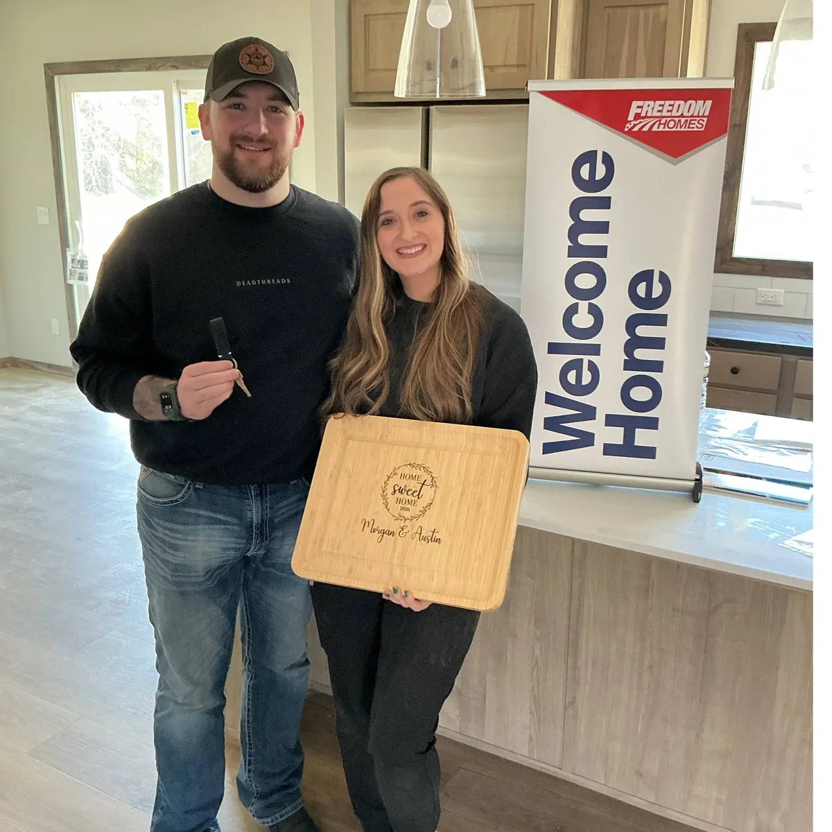 MORGAN A. welcome home image