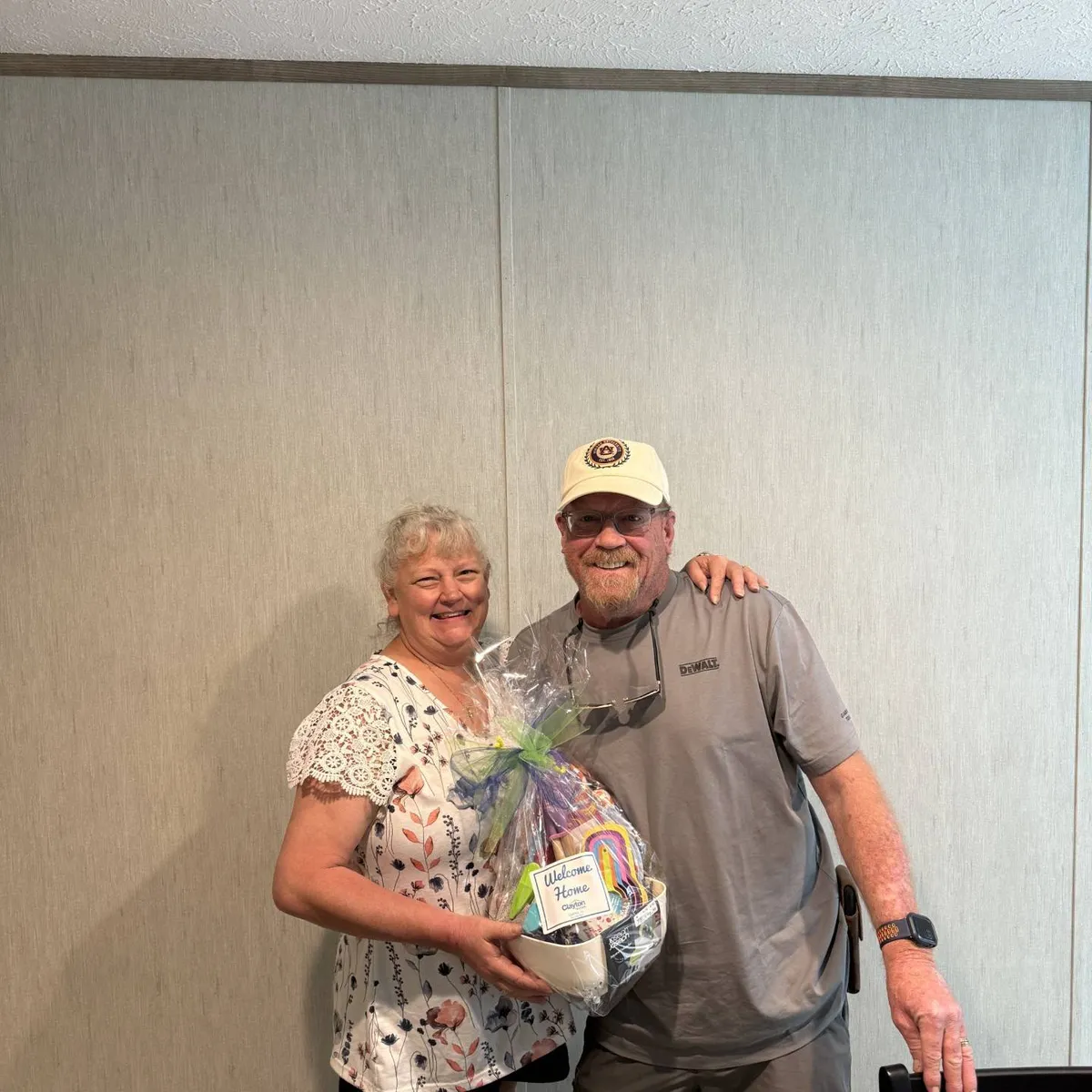 JAMES P. welcome home image