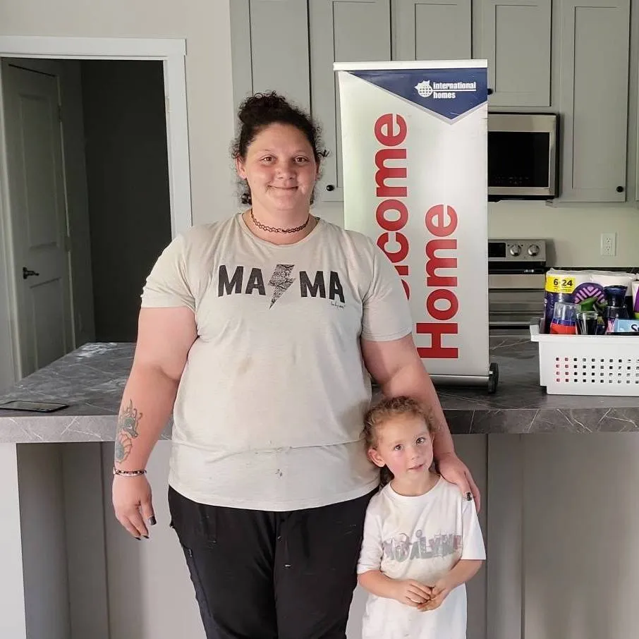 AMBER K. welcome home image