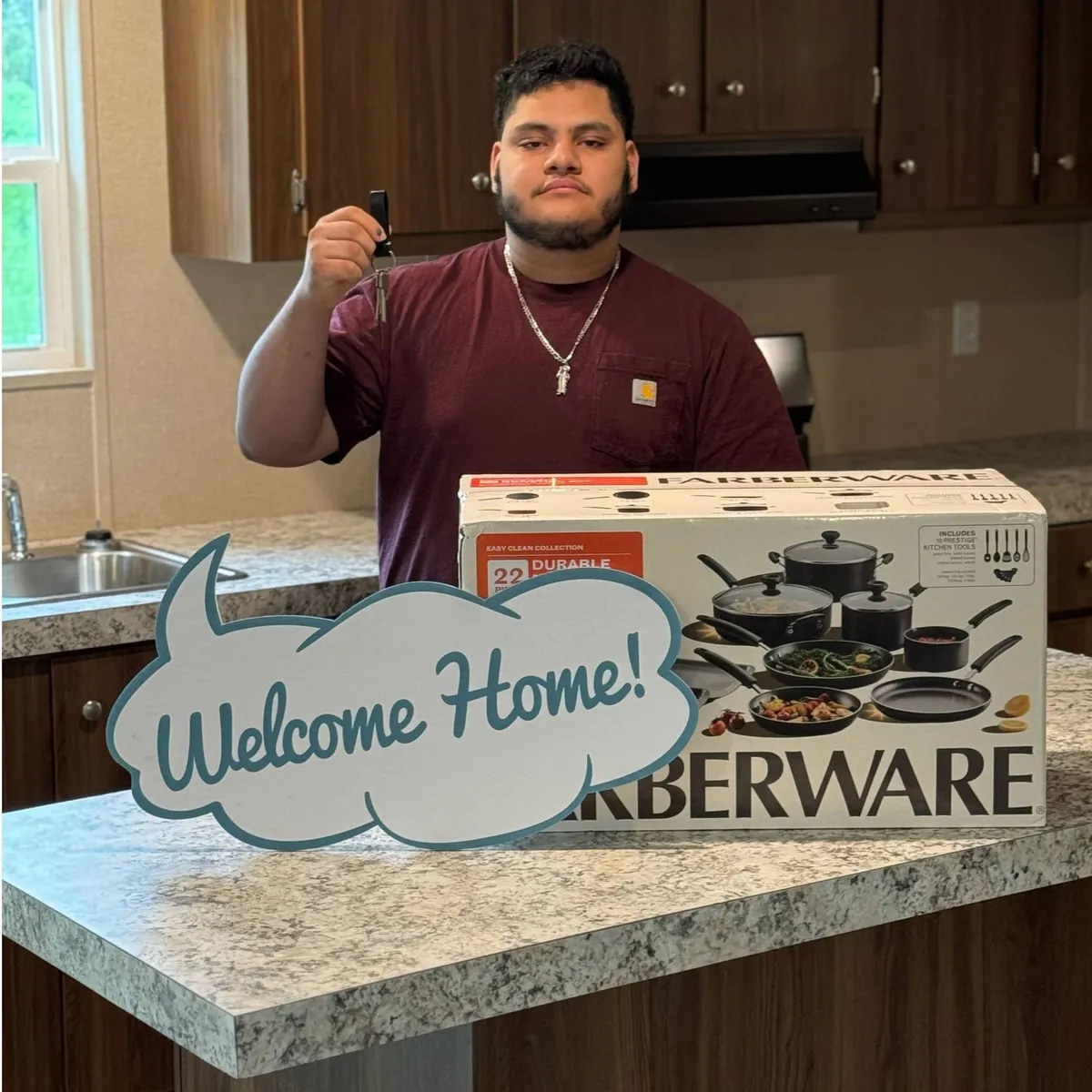 DYLAN H. welcome home image