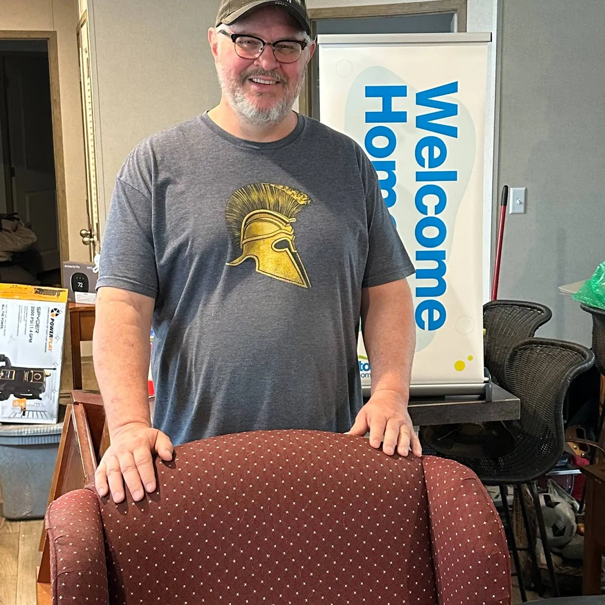 MARK A. welcome home image