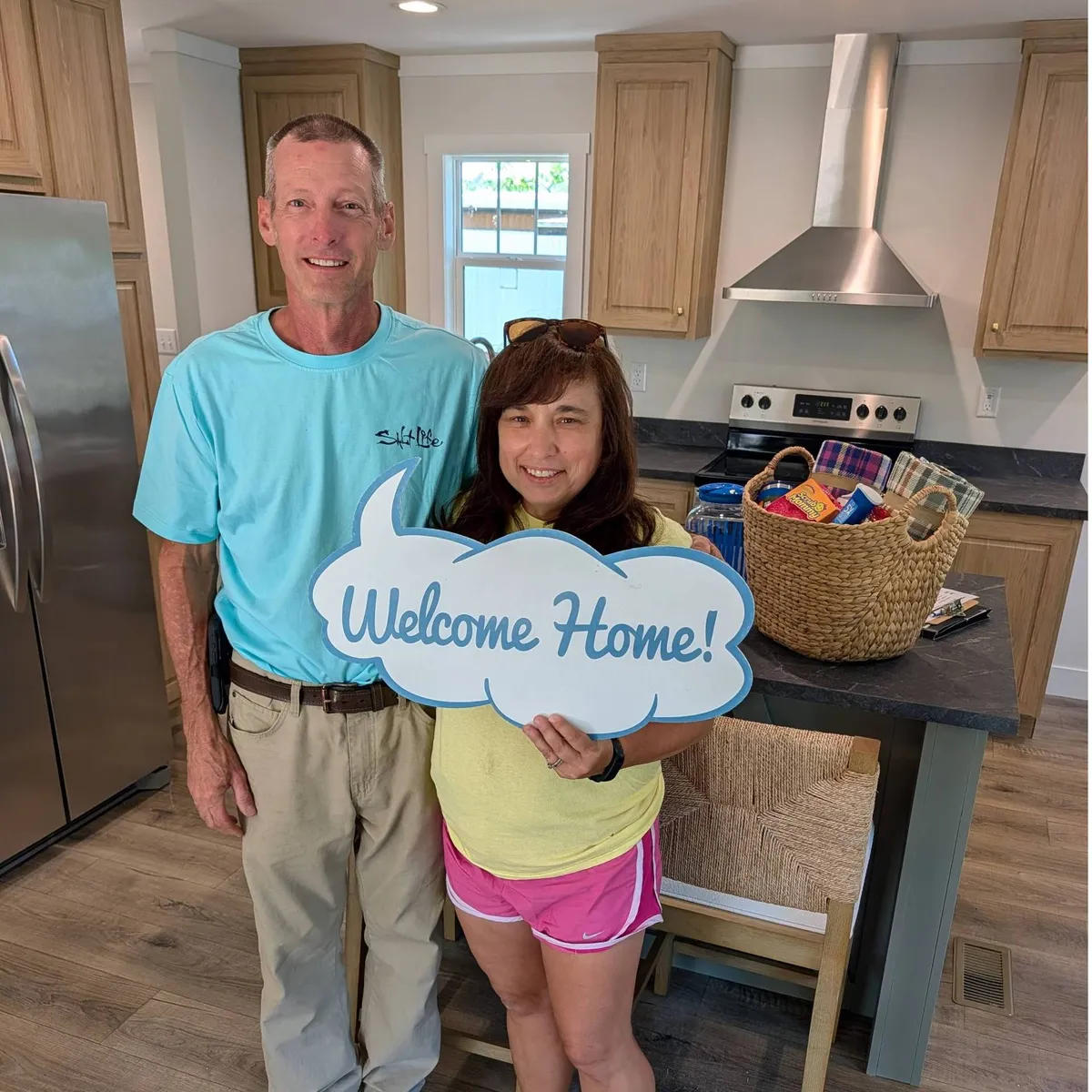 DAVID A. welcome home image