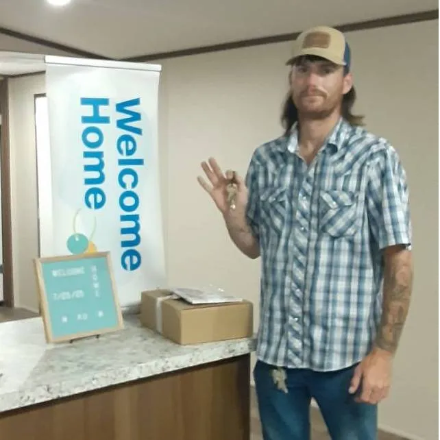 James A. welcome home image