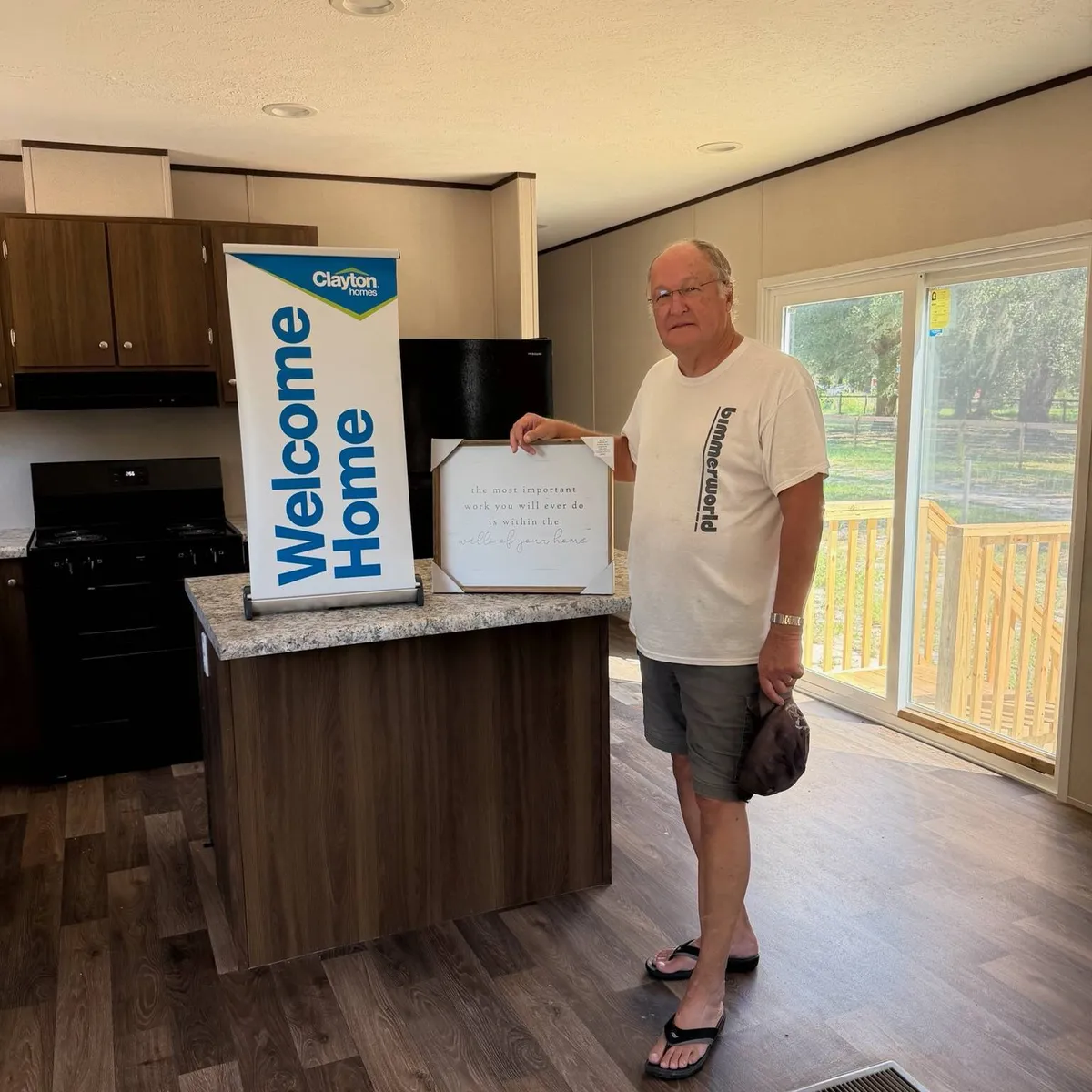 STEVEN A. welcome home image