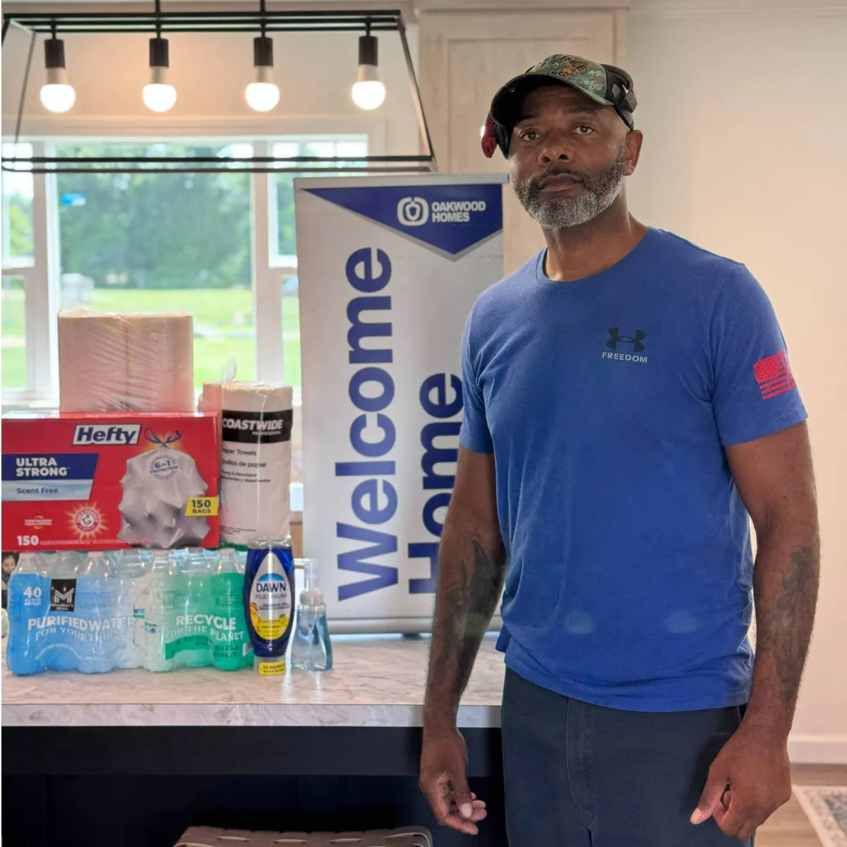 DERRICK M. welcome home image