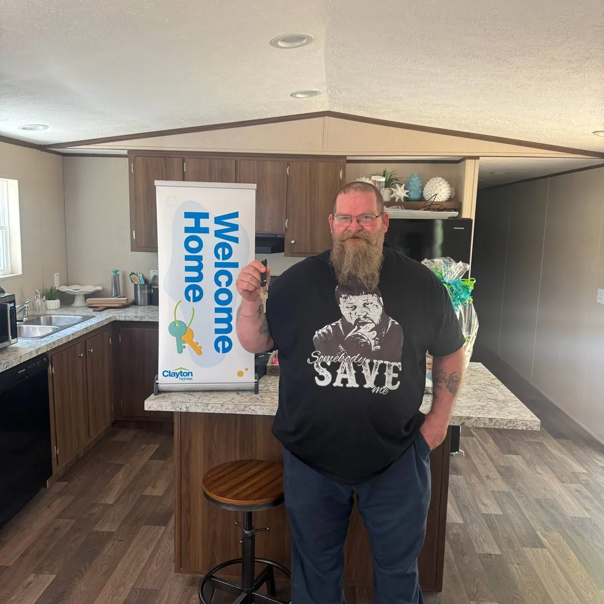 MICHAEL W. welcome home image