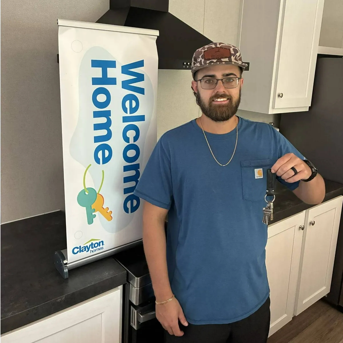CALEB M. welcome home image