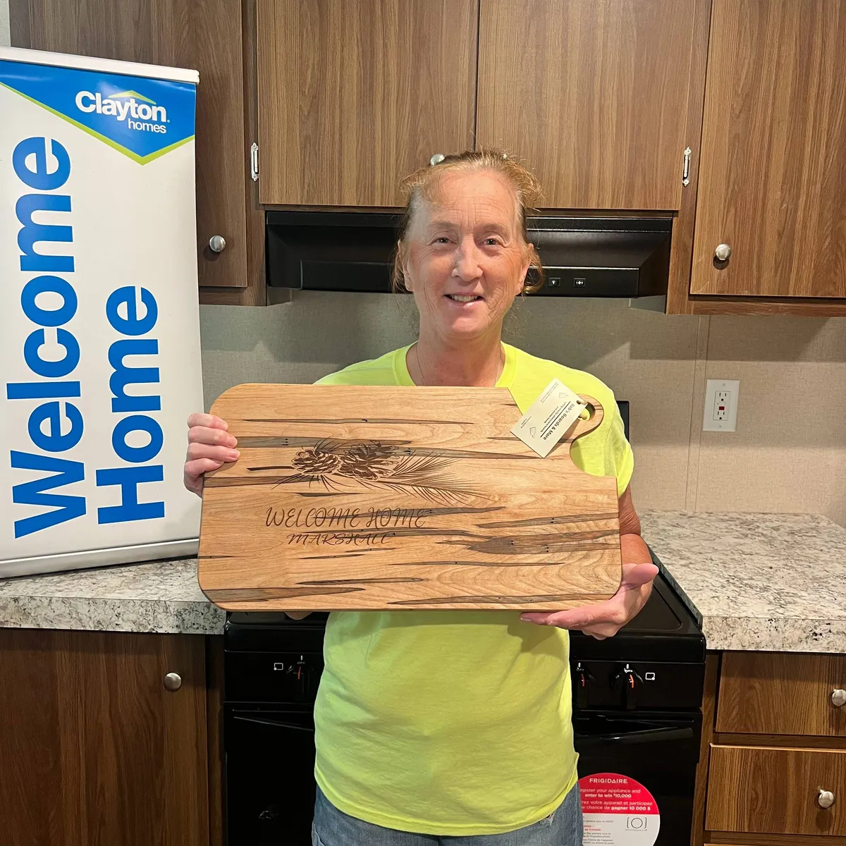 SHEILA M. welcome home image