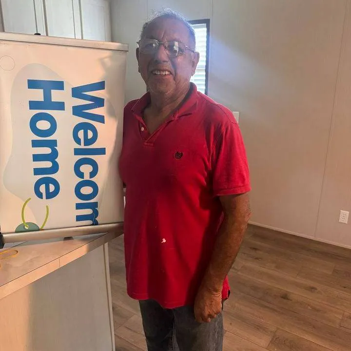 JUAN M. welcome home image