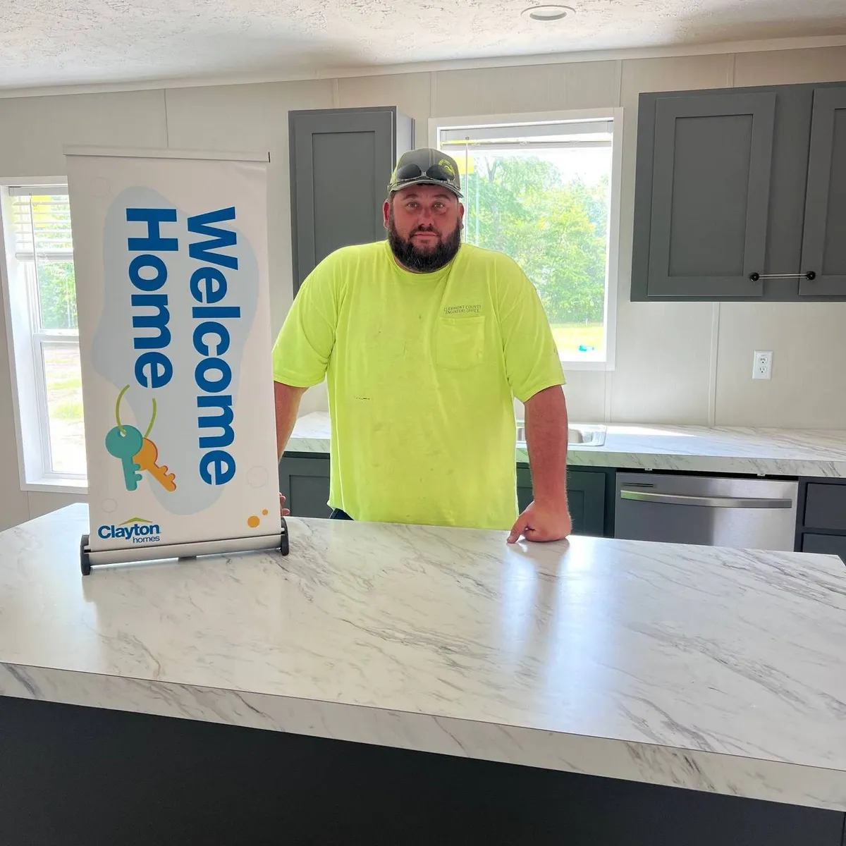 CHAD E. welcome home image